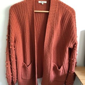 Madewell Bobble Cardigan XS - Coral